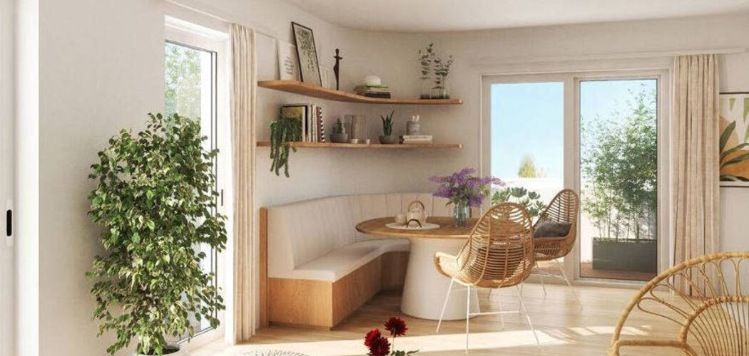 Programme immobilier neuf Le Dahlia - Cergy Pontoise : logements neufs sécurisés et verdoyants proche des transports (95000) - Référence : 8393