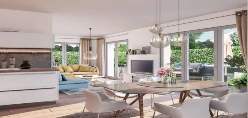 Programme immobilier neuf ECRYN - Cerny : Résidence T3 avec cadre familial et confort optimisé proche des écoles (91590) - Référence : 5108