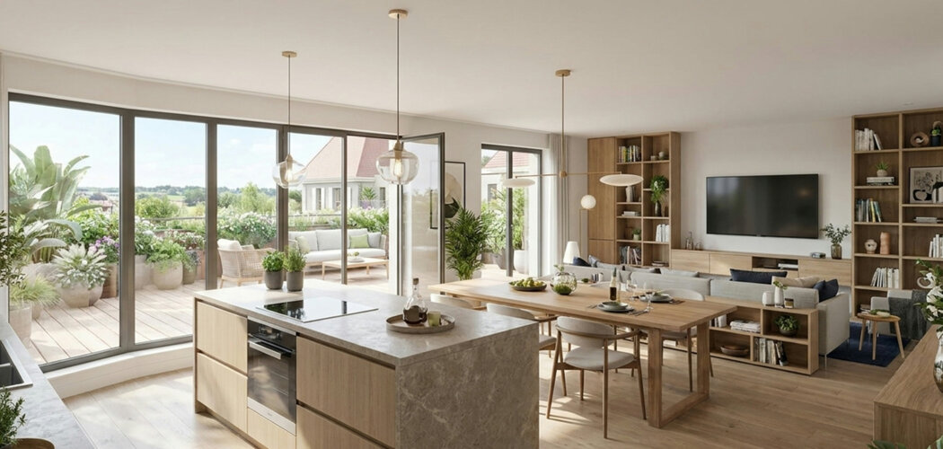 Programme immobilier neuf LES HAUTEURS DE COEUILLY - Champigny-sur-Marne : Résidence T2–T4 avec cadre résidentiel et confort optimisé proche des commodités (94500) - Référence : 18196