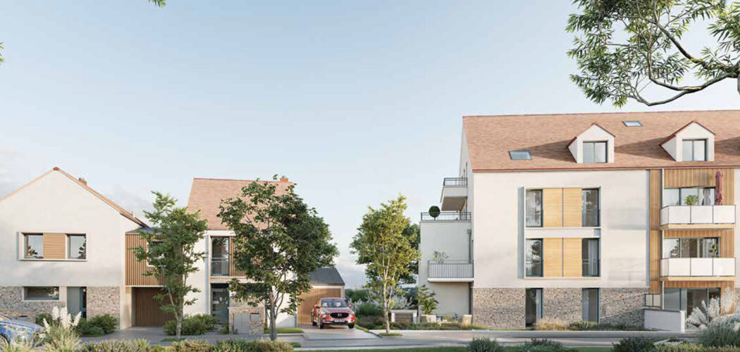Programme immobilier neuf Domaine des Jeunes Bois (78) - Châteaufort cadre résidentiel proche Paris appartements et maisons (78117) - Référence : 17149