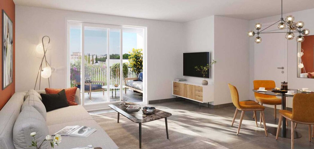 Programme immobilier neuf Le Clos Chantereine - Chelles : logements neufs proches du centre commercial Terre-Ciel, confort et espaces extérieurs (77500) - Référence : 15683
