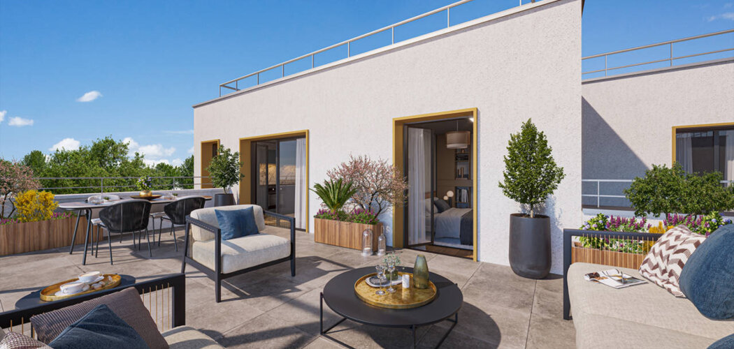 Programme immobilier neuf L'Opaline - Chennevières-sur-Marne : logements neufs sécurisés et verdoyants proche du centre (94430) - Référence : 15260