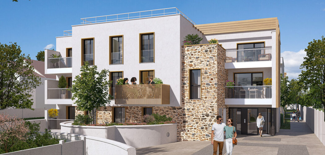 Programme immobilier neuf L'Opaline - Chennevières-sur-Marne : logements neufs sécurisés et verdoyants proche du centre (94430) - Référence : 15260