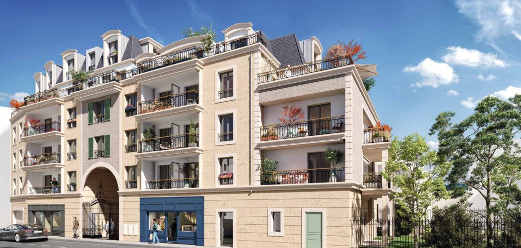 Programme immobilier neuf LES TERRASSES MANSART - Clamart à 500 m du tram T6 appartements avec terrasses et vues dégagées (92140) - Référence : 17119