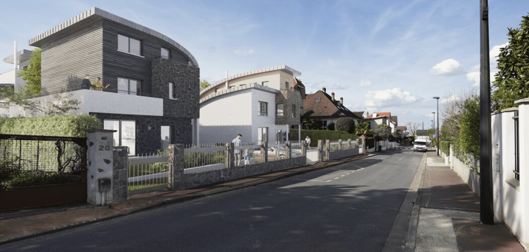 Programme immobilier neuf Le Quatuor - Clamart : logements neufs sécurisés et verdoyants proche des commodités (92140) - Référence : 15327