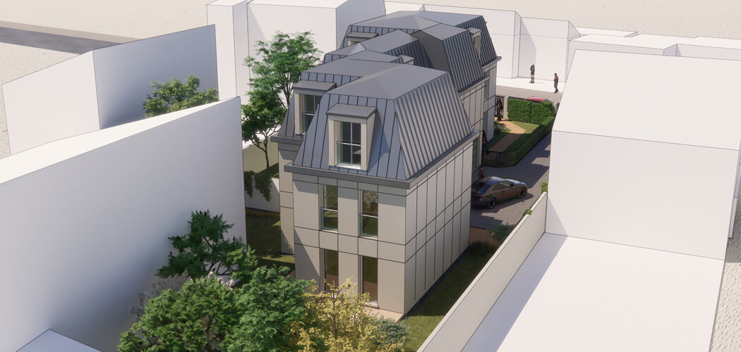 Programme immobilier neuf 204 Renaudin - Clamart maisons à deux pas de de la gare Transilien N (92140) - Référence : 12789