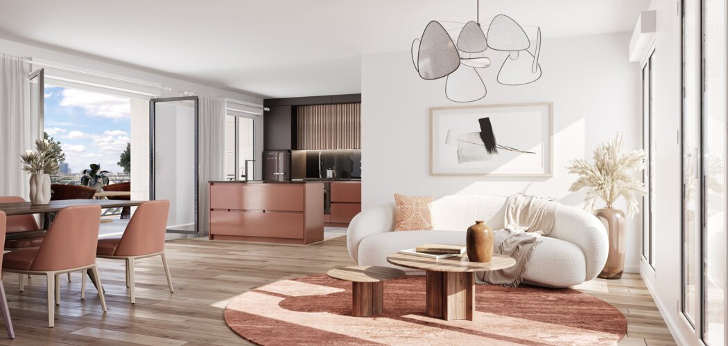 Programme immobilier neuf TOPAZE - Clichy : logements neufs proches des berges de Seine et du métro 13 (92110) - Référence : 15990