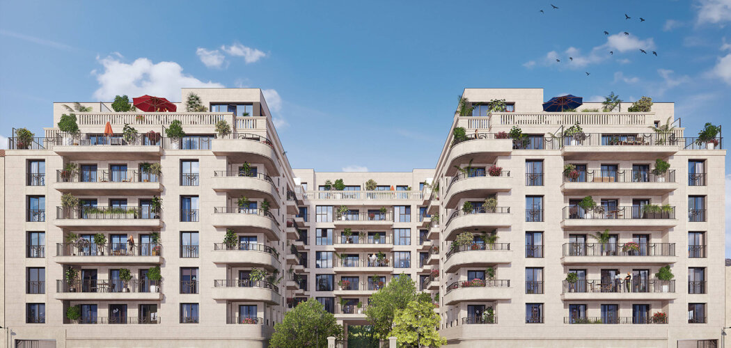 Programme immobilier neuf CARRÉ MARTRE - Clichy proche de Paris par la ligne 14 (92110) - Référence : 16213