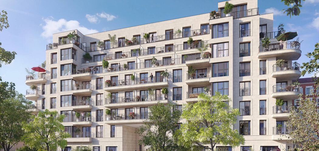 Programme immobilier neuf CARRÉ MARTRE - Clichy proche de Paris par la ligne 14 (92110) - Référence : 16213