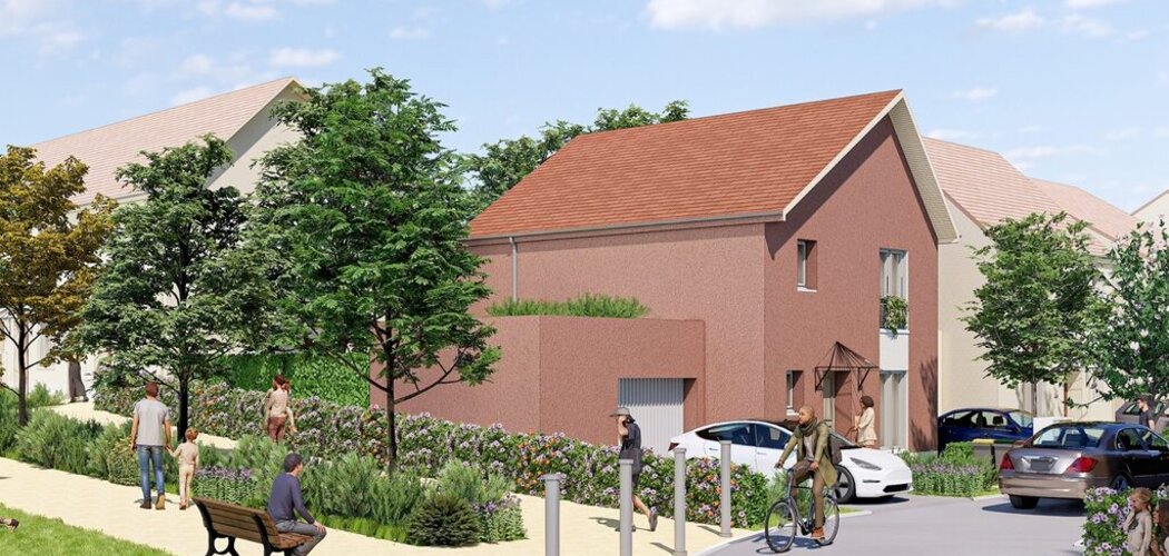 Programme immobilier neuf Sentier Soléa : Appartements - Collégien : logements neufs sécurisés et verdoyants proche des commerces (77090) - Référence : 15231