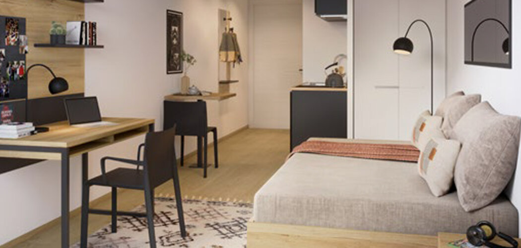 Programme immobilier neuf Opus 2 - Colombes résidence étudiante moderne proche T2 studios équipés (92700) - Référence : 17205