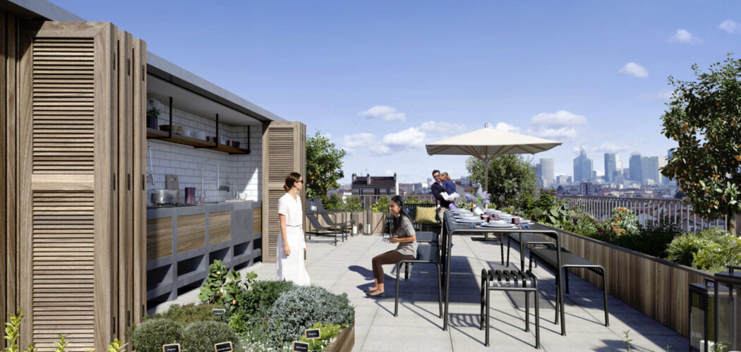 Programme immobilier neuf Les Terrasses Bel Air - Colombes : Résidence T2–T5 avec cadre contemporain et confort optimisé proche des transports (92700) - Référence : 14245