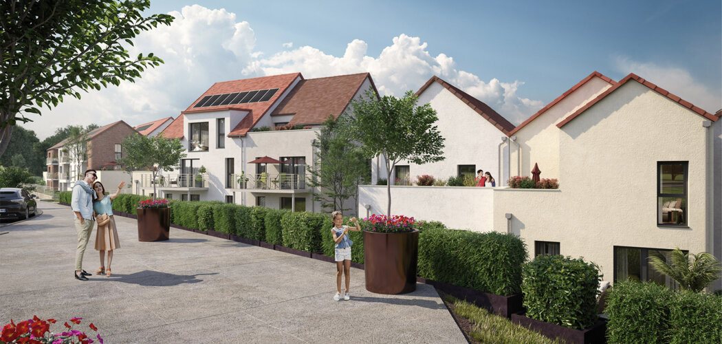 Programme immobilier neuf DOMAINE DES ORMES - Coupvray : Résidence studio–T5 avec confort écologique et espaces lumineux proche des commodités (77700) - Référence : 14198