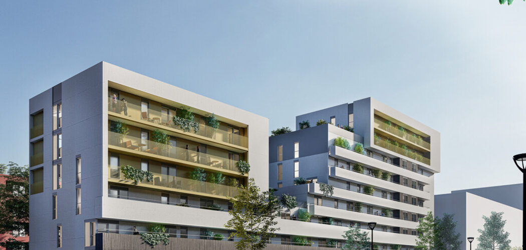 Programme immobilier neuf L'ENVOL - Courcouronnes : logements neufs sécurisés et verdoyants proche des commodités (91000) - Référence : 15580