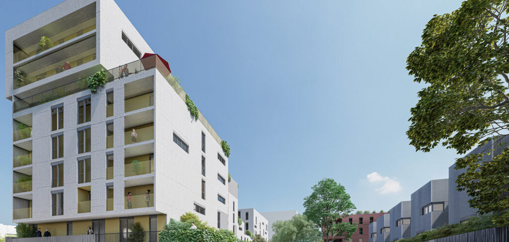 Programme immobilier neuf L'ENVOL - Courcouronnes : logements neufs sécurisés et verdoyants proche des commodités (91000) - Référence : 15580