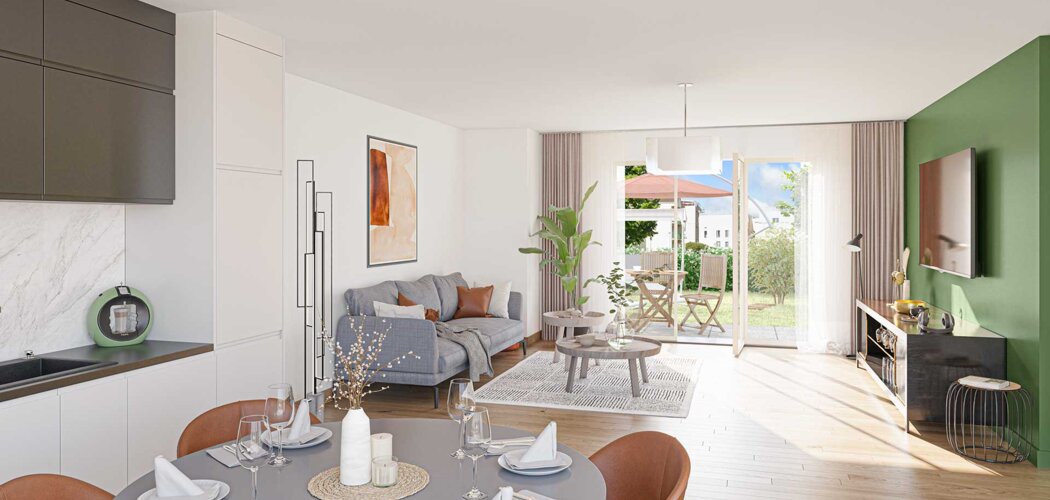 Programme immobilier neuf L'Allée de l'Ermitage - Dammarie-les-Lys à proximité de la  gare de Melun (77190) - Référence : 9619