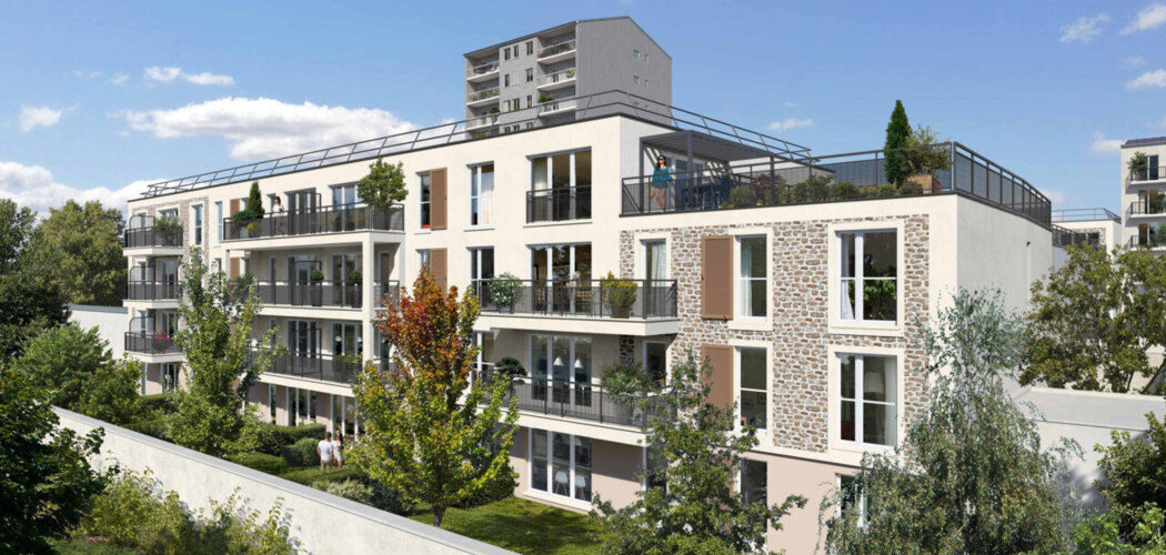 Programme immobilier neuf Les Jardins d'Ormesson - Deuil-la-Barre : logements neufs sécurisés et lumineux proche des transports (95170) - Référence : 15081