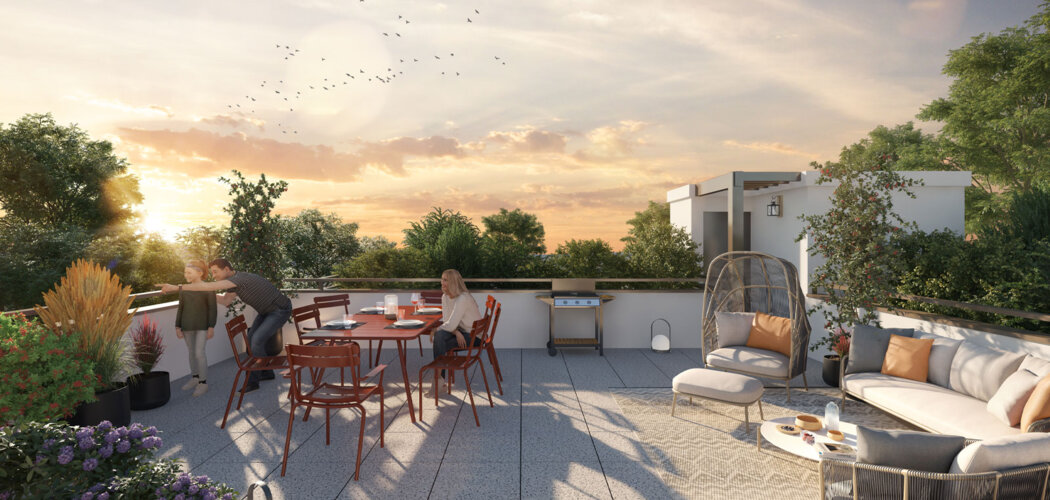 Programme immobilier neuf Le 49 Cauchoix -  Deuil-La-Barre : logements neufs sécurisés et verdoyants proche des commodités (95170) - Référence : 15418