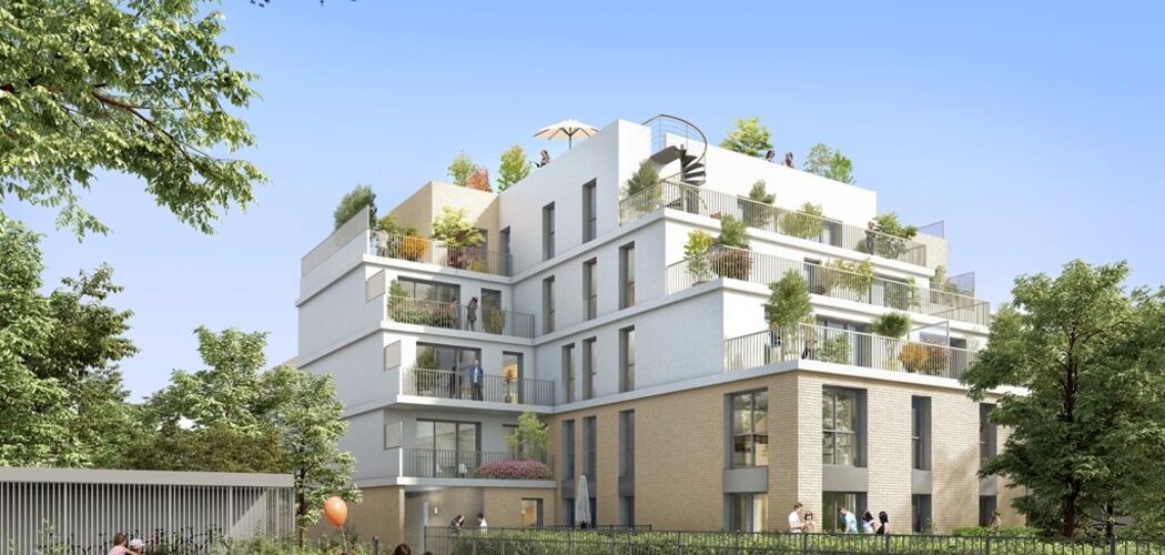 Programme immobilier neuf L'Observatoire - Deuil-la-Barre : logements neufs sécurisés et verdoyants proche des transports (95170) - Référence : 15040