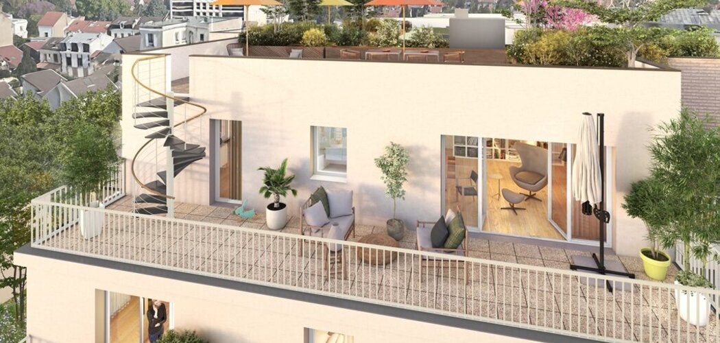 Programme immobilier neuf L'Observatoire - Deuil-la-Barre : logements neufs sécurisés et verdoyants proche des transports (95170) - Référence : 15040