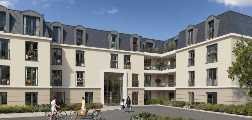 Programme immobilier neuf Le Domaine du Roi - Dourdan : logements neufs sécurisés et verdoyants proche des commodités (91410) - Référence : 15073