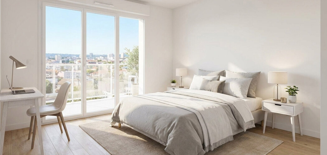 Programme immobilier neuf DOMAINE GRIMAU - Drancy extérieurs privatifs près tramway T1 métro 7 (93700) - Référence : 17272