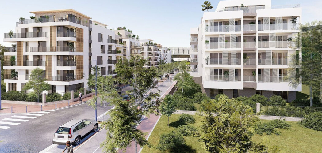 Programme immobilier neuf DOMAINE GRIMAU - Drancy extérieurs privatifs près tramway T1 métro 7 (93700) - Référence : 17272