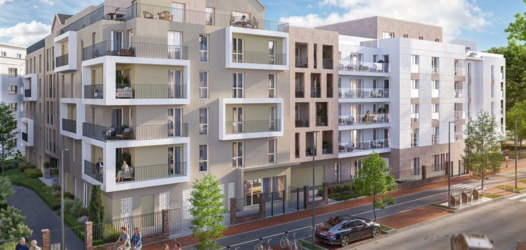 Programme immobilier neuf DOMAINE GRIMAU - Drancy extérieurs privatifs près tramway T1 métro 7 (93700) - Référence : 17272