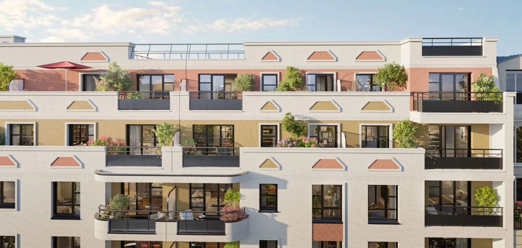 Programme immobilier neuf Le Palladio - Drancy résidence neuve proche métro RER et tram (93700) - Référence : 17212