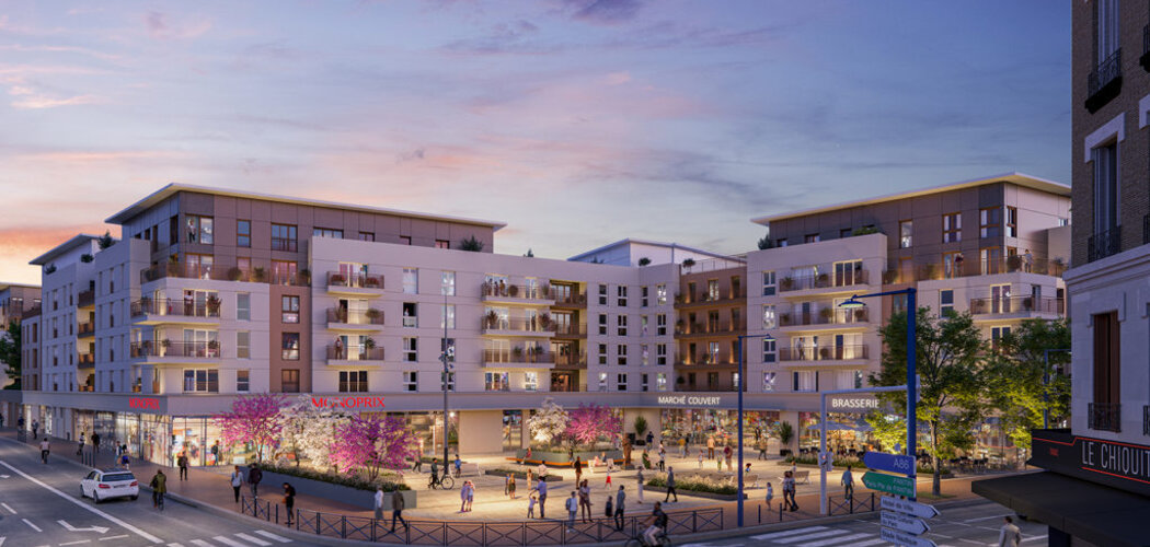 Programme immobilier neuf GREEN MELODY - Drancy : Résidence T2–T5 avec cadre résidentiel et confort optimisé proche des commodités (93700) - Référence : 14758