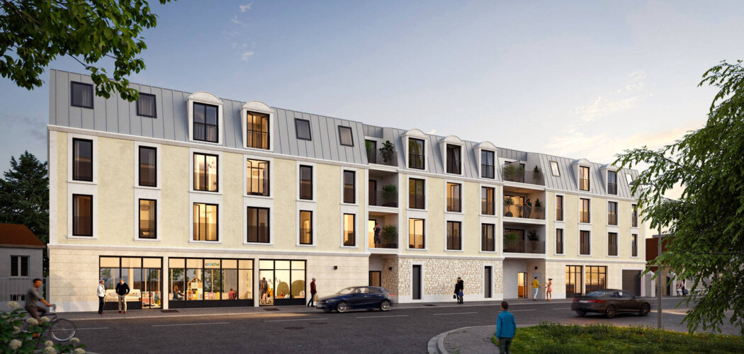 Programme immobilier neuf Les Coteaux du Parc - Draveil  à deux pas du Port aux Cerises (91210) - Référence : 16323