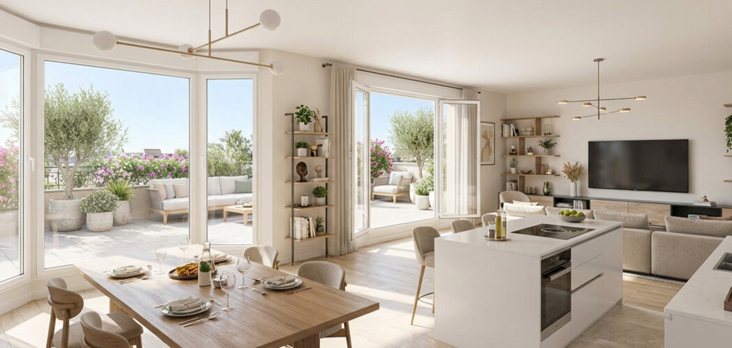 Programme immobilier neuf Résidence de L'Ormeteau - Dugny proche Paris appartements neufs accès RER B et Grand Paris (93440) - Référence : 17438