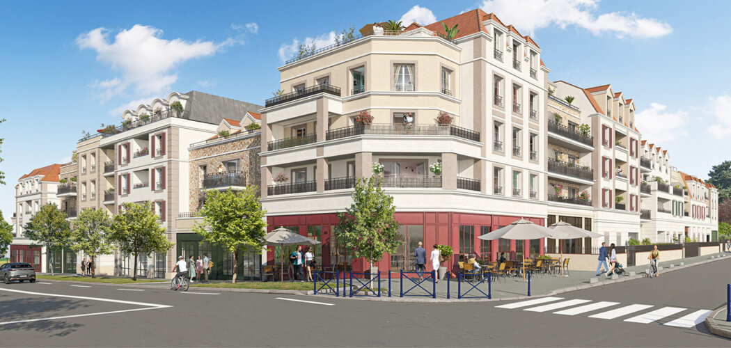 Programme immobilier neuf Résidence de L'Ormeteau - Dugny proche Paris appartements neufs accès RER B et Grand Paris (93440) - Référence : 17438