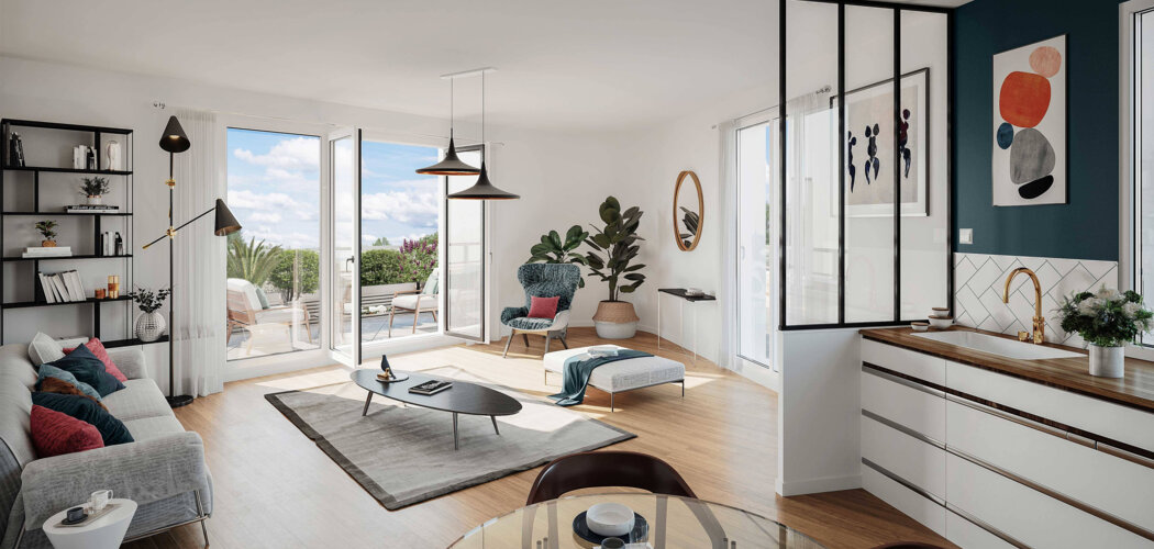 Programme immobilier neuf Les Terrasses de Paris - Épinay-sur-Seine proche de la Seine et du tram T8 (93800) - Référence : 16511