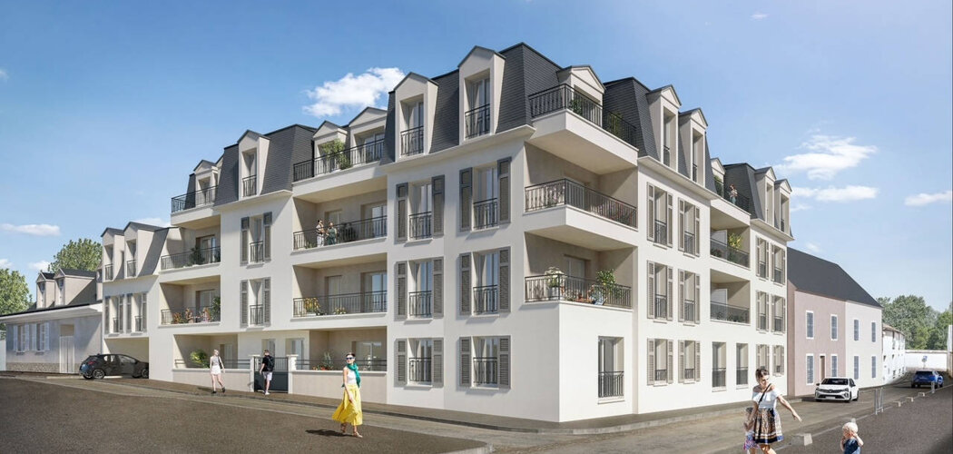 Programme immobilier neuf RESIDENCE COEUR DE VILLE - Étampes hypercentre à proximité à pied du RER C (91150) - Référence : 10939