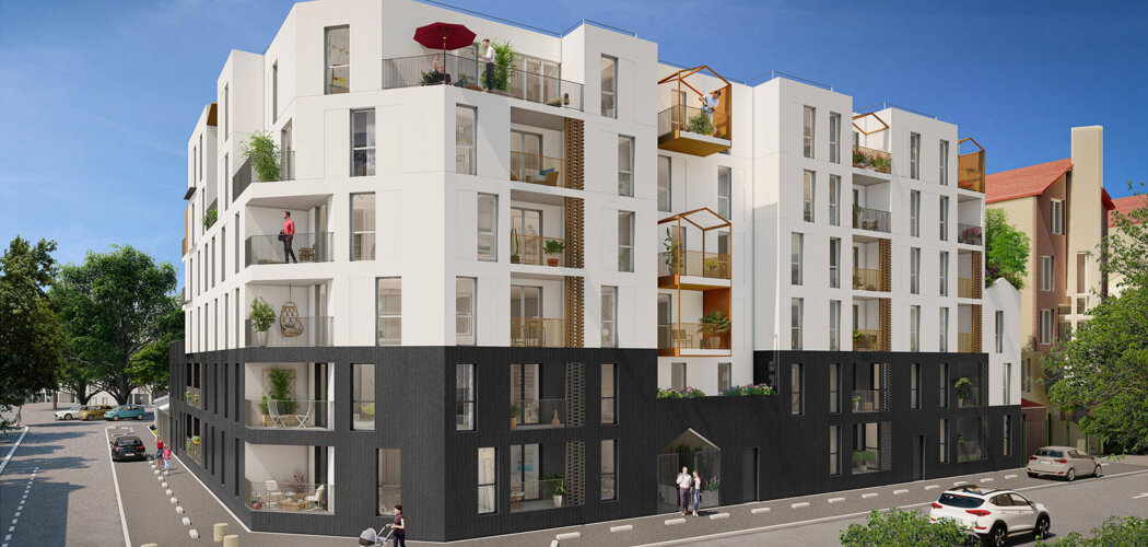 Programme immobilier neuf DESIGN - Evry-Courcouronnes : logements neufs lumineux et sécurisés près des commerces (91000) - Référence : 14861