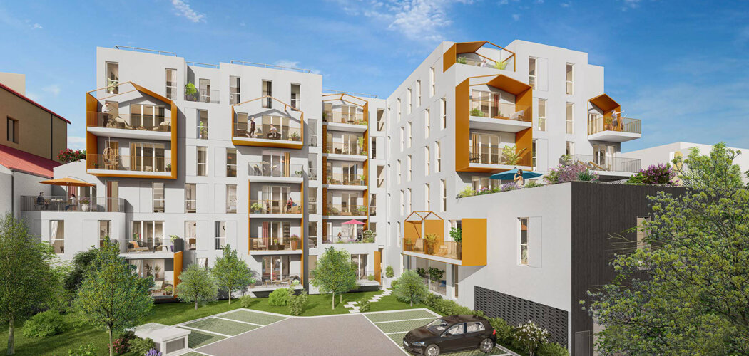 Programme immobilier neuf DESIGN - Evry-Courcouronnes : logements neufs lumineux et sécurisés près des commerces (91000) - Référence : 14861