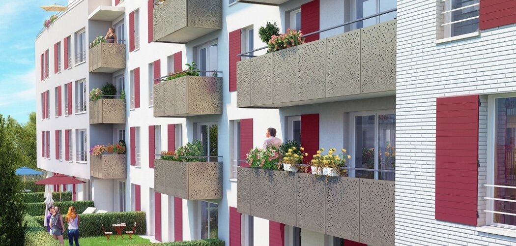 Programme immobilier neuf LE CLOS  DES GENETS - Fleury-Mérogis : Résidence T1–T3 avec espaces extérieurs et isolation performante dans un quartier verdoyant (91700) - Référence : 1184