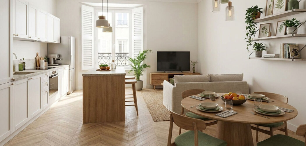 Programme immobilier neuf RUE DE FRANCE - Fontainebleau hypercentre T2 duplex rénové charme ancien (77300) - Référence : 17287
