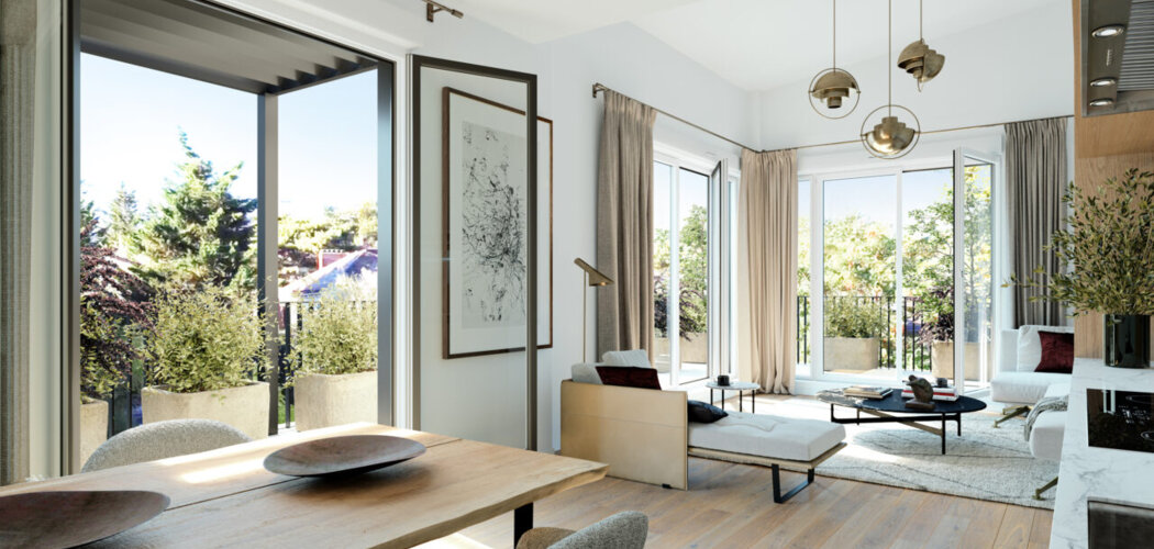 Programme immobilier neuf Les Terrasses de L'Hippodrome - Garches : logements neufs lumineux et sécurisés avec vue sur Saint-Cloud (92380) - Référence : 14963