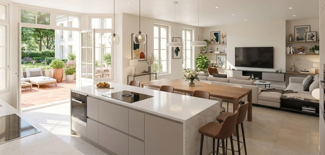 Programme immobilier neuf Les Ecuries du château d’Hanneucourt - Gargenville réhabilitation des écuries du château (78440) - Référence : 16358