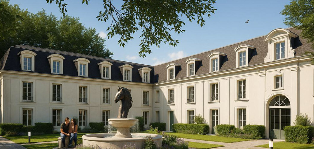 Programme immobilier neuf Les Ecuries du château d’Hanneucourt - Gargenville réhabilitation des écuries du château (78440) - Référence : 16358