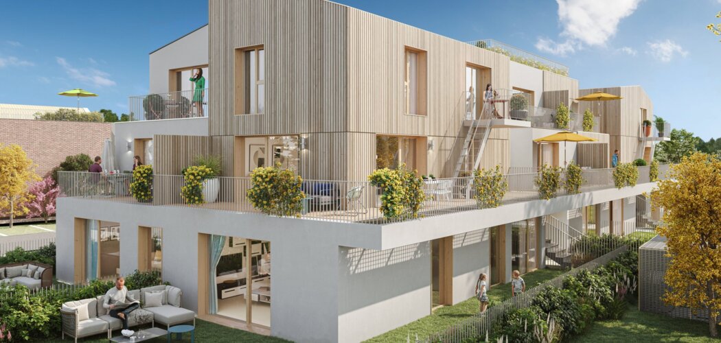 Programme immobilier neuf Canopée - Gargenville : Résidence T2–T5 avec cadre écologique et confort optimisé proche des transports (78440) - Référence : 14643