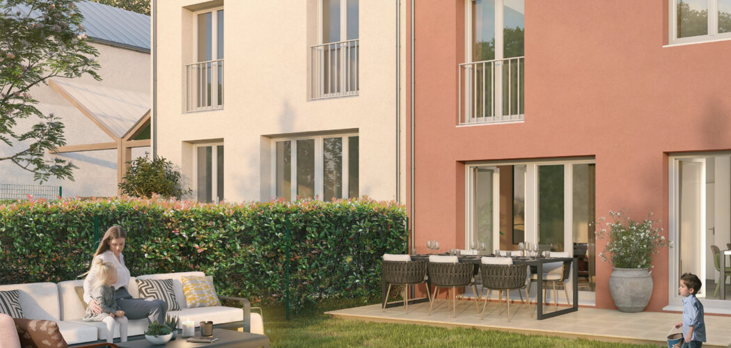 Programme immobilier neuf Les Jardins de Guerville - Guerville proche à pied du bus ligne N (78930) - Référence : 16343