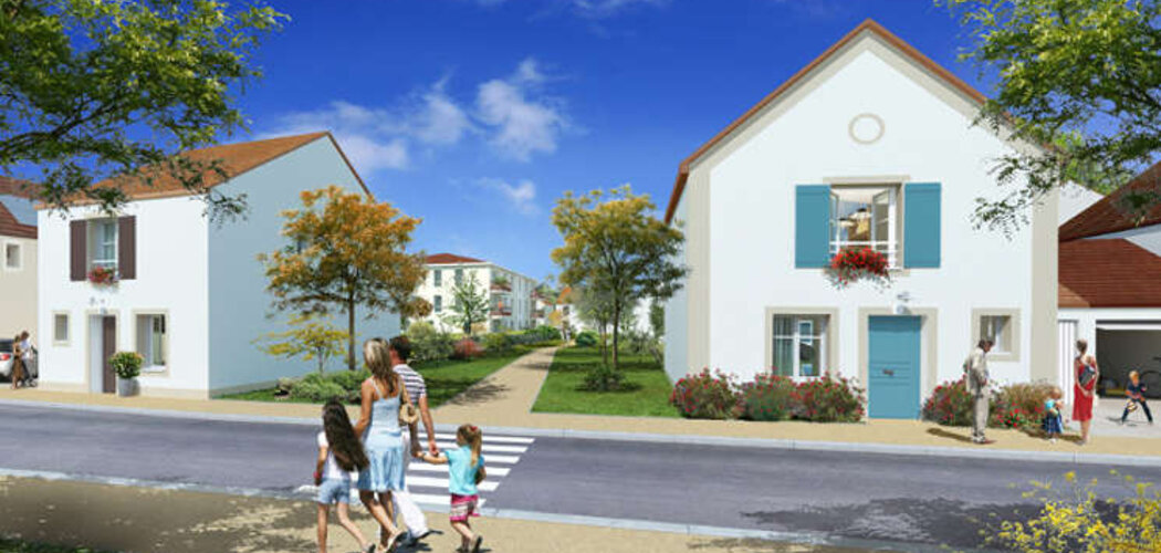 Programme immobilier neuf LES JARDINS DU CHATEAU - Guibeville : Résidence T3–T5 avec espaces extérieurs et sécurité renforcée proche d’Arpajon (91630) - Référence : 1690