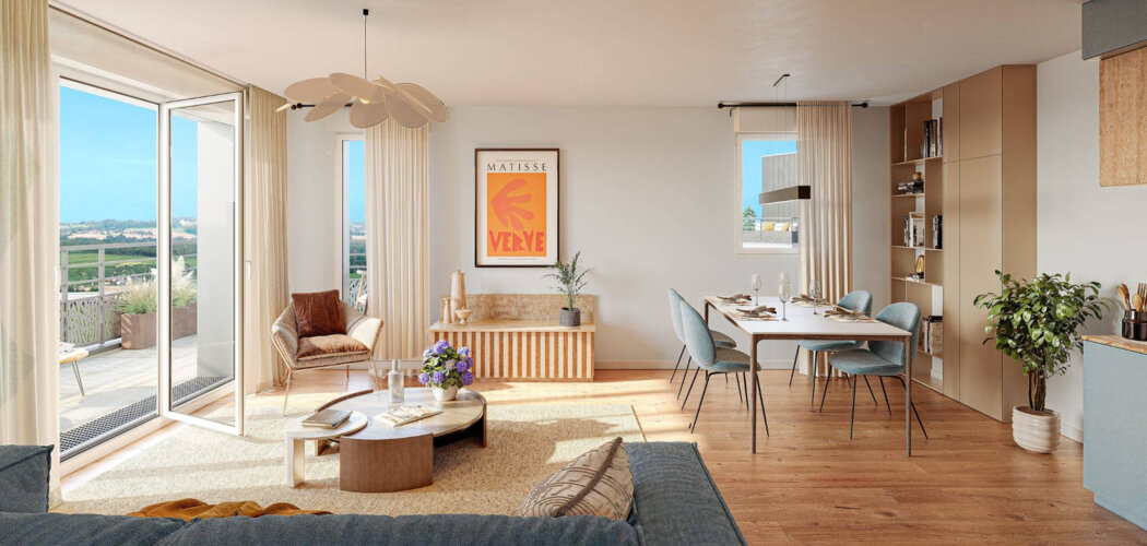 Programme immobilier neuf Domaine Des Longs Champs - Appartements - Houdan à 7 min à vélo du Transilien N (78550) - Référence : 16389