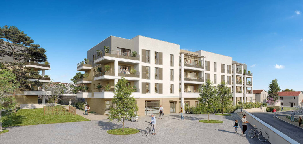Programme immobilier neuf Domaine Des Longs Champs - Appartements - Houdan à 7 min à vélo du Transilien N (78550) - Référence : 16389