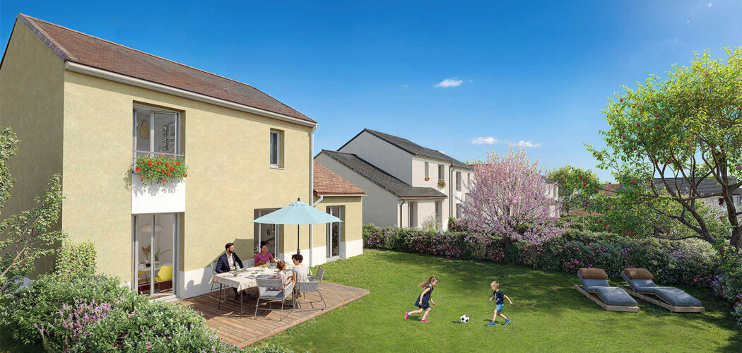 Programme immobilier neuf Domaine des Longs Champs Tranche 2 - Houdan à proximité de la Vallée de Chevreuse (78550) - Référence : 16391