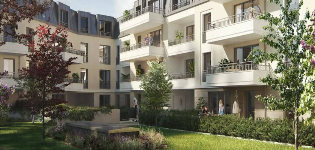 Programme immobilier neuf LES JARDINS SCHOELCHER -  TR1 LIBRE - Houilles : Résidence avec cadre verdoyant et confort moderne proche des commodités (78800) - Référence : 5578