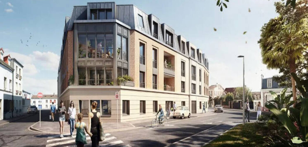 Programme immobilier neuf LES JARDINS SCHOELCHER -  TR1 LIBRE - Houilles : Résidence avec cadre verdoyant et confort moderne proche des commodités (78800) - Référence : 5578
